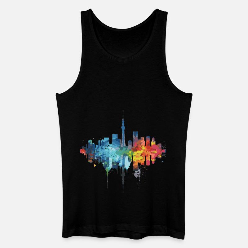 Kiryū - Männer Bio Tank Top - Schwarz