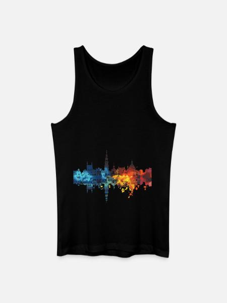 Hardenberg - Männer Bio Tank Top - Schwarz