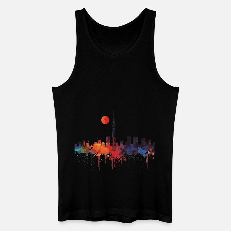 Tama - Männer Bio Tank Top - Schwarz