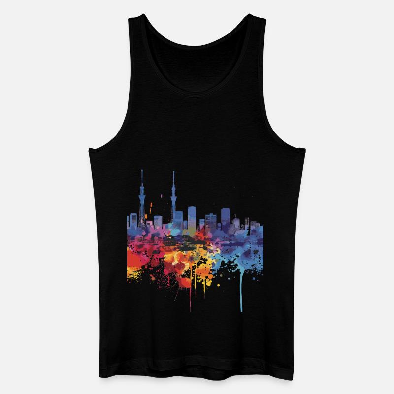 Tokushima - Men’s Organic Tank Top - black