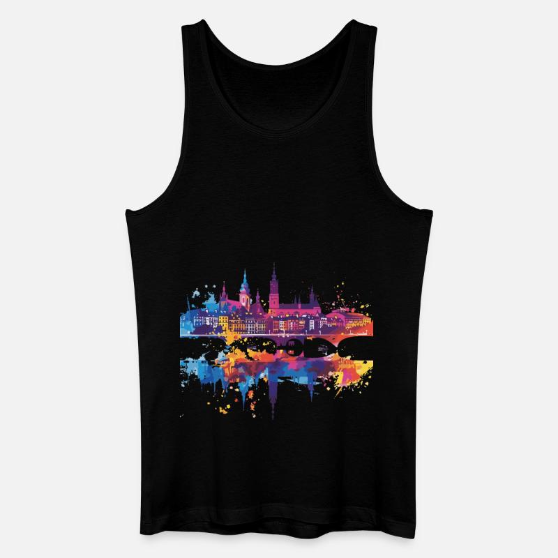 Beuthen - Männer Bio Tank Top - Schwarz