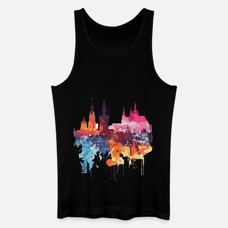 Dąbrowa Górnicza - Männer Bio Tank Top - Schwarz