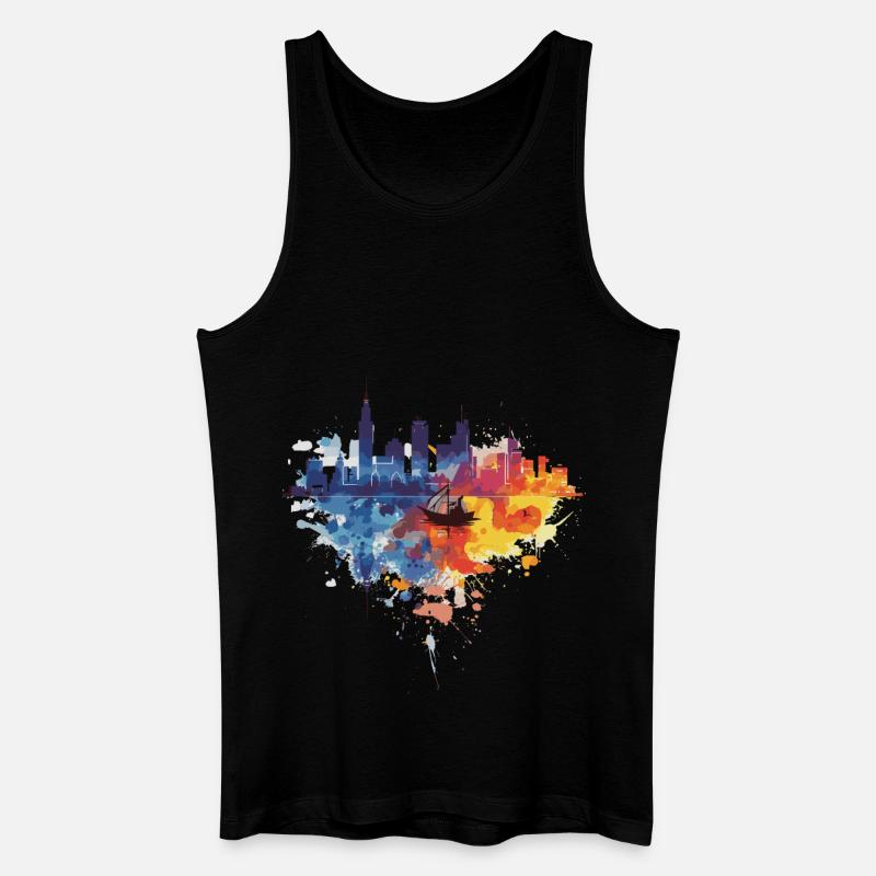 Gdynia - Men’s Organic Tank Top - black