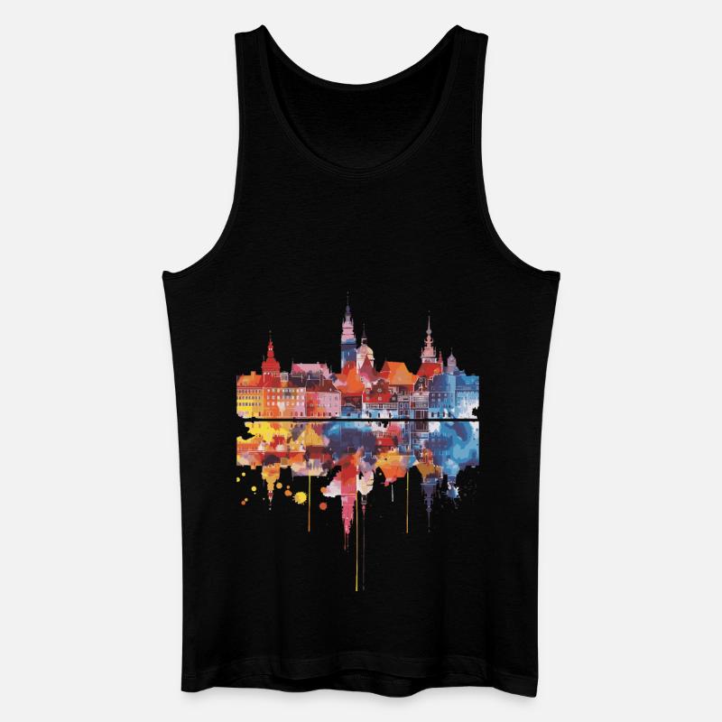 Danzig - Männer Bio Tank Top - Schwarz