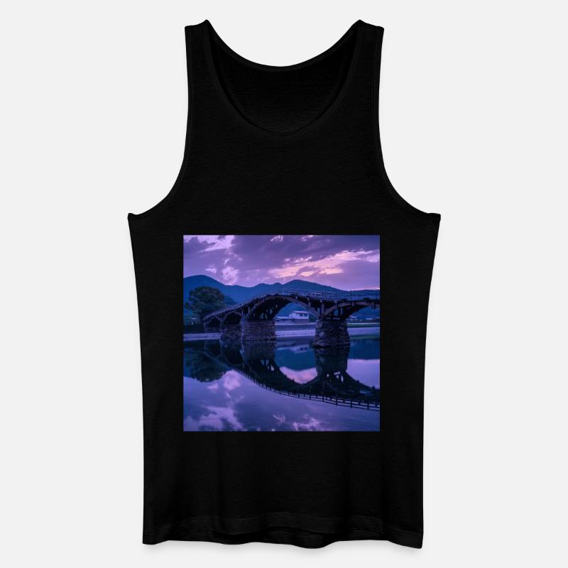 Japan - Männer Bio Tank Top - Schwarz
