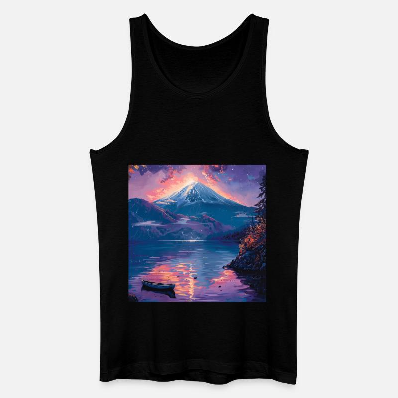Japan - Männer Bio Tank Top - Schwarz
