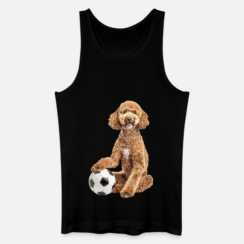 Pudel - Männer Bio Tank Top - Schwarz