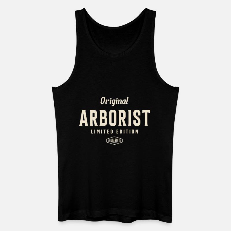 Style d’arboriculture classique - Débardeur bio Homme - noir
