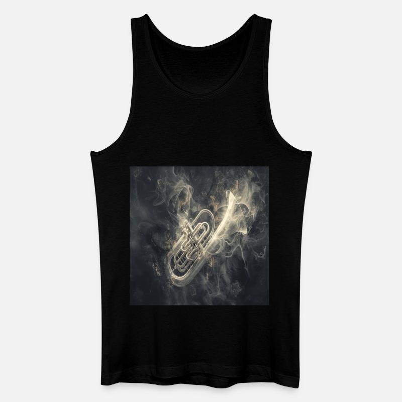 Tuba - Männer Bio Tank Top - Schwarz