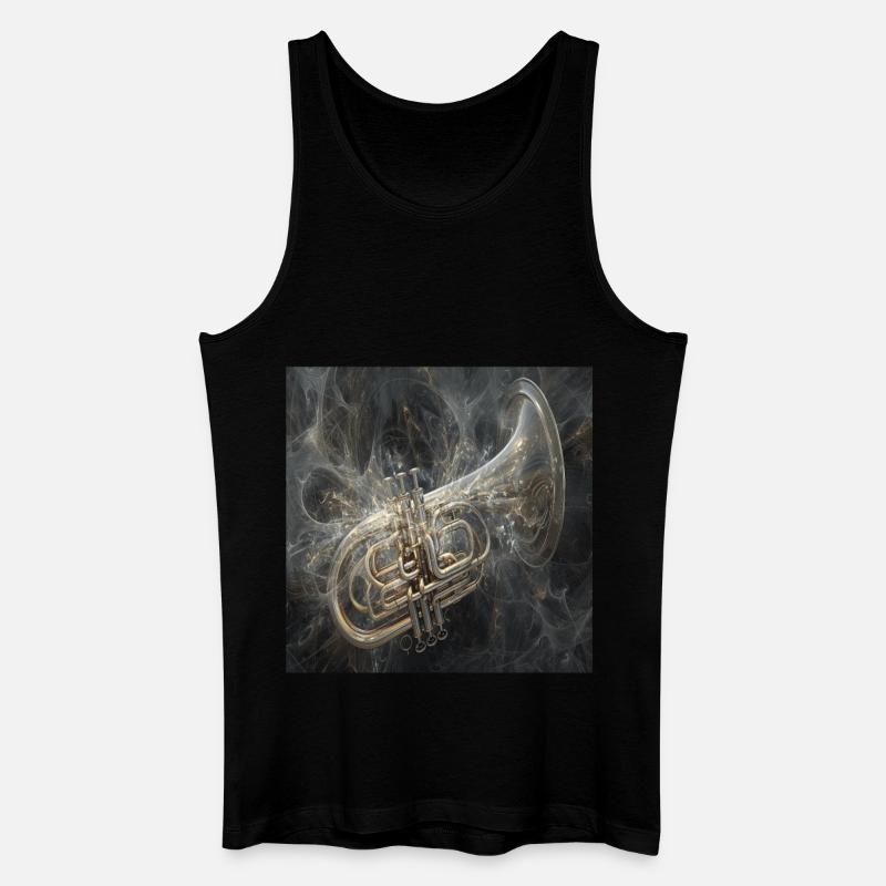 Tuba - Männer Bio Tank Top - Schwarz