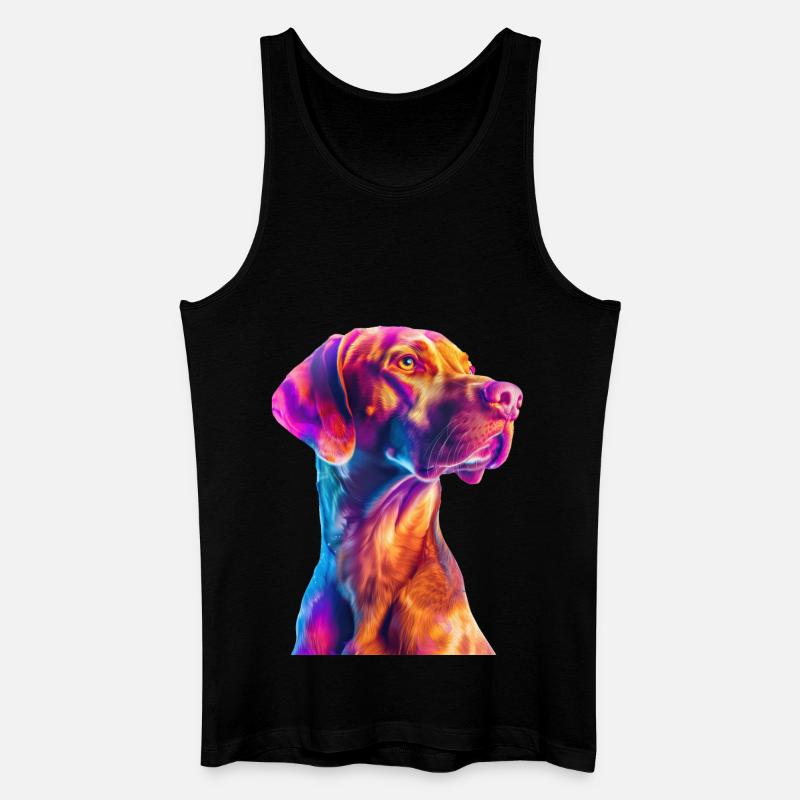 Vizsla - Männer Bio Tank Top - Schwarz