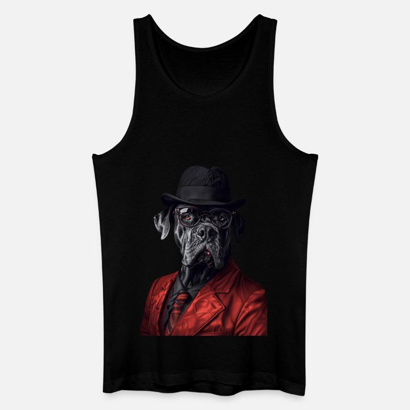 Cane Corso - Männer Bio Tank Top - Schwarz