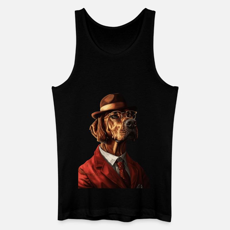 Rhodesian Ridgeback - Männer Bio Tank Top - Schwarz