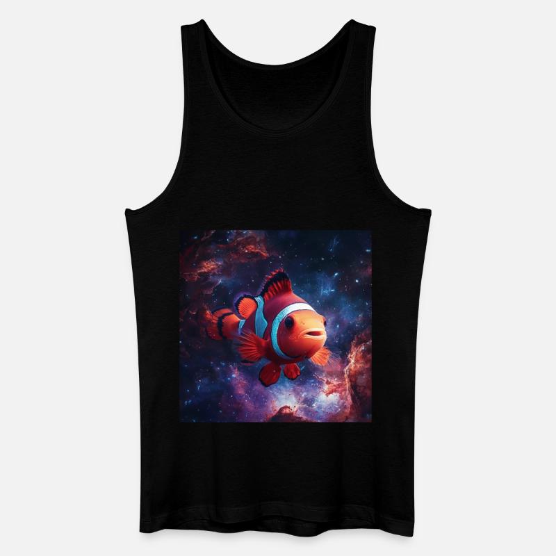 Clownfisch - Männer Bio Tank Top - Schwarz