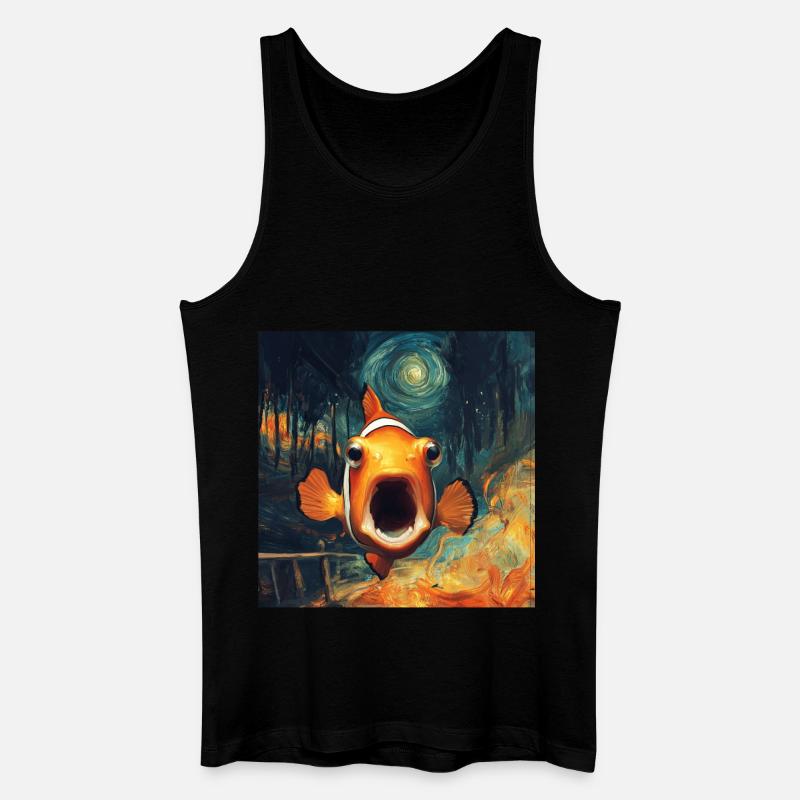 Clownfisch - Männer Bio Tank Top - Schwarz