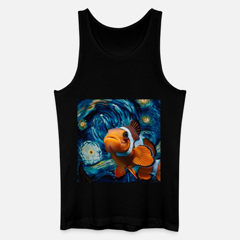 Clownfisch - Männer Bio Tank Top - Schwarz