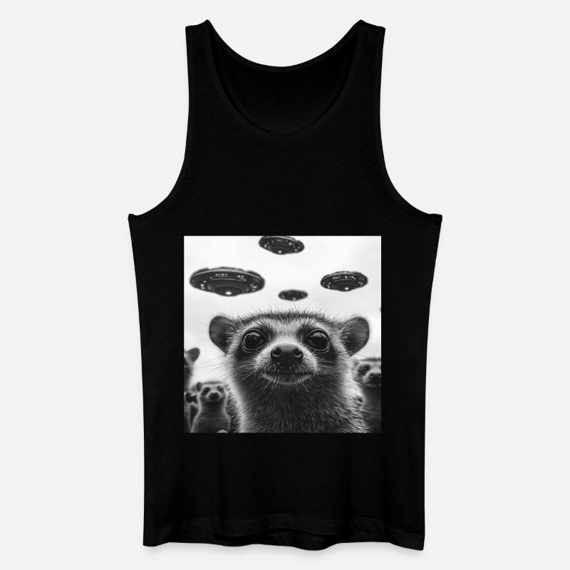 Nasenbär - Männer Bio Tank Top - Schwarz