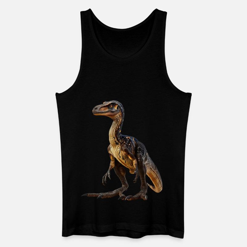 Utahraptor - Männer Bio Tank Top - Schwarz