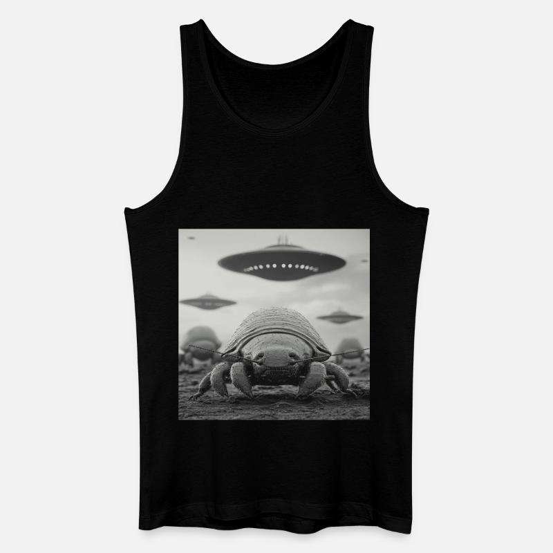 Assel - Männer Bio Tank Top - Schwarz