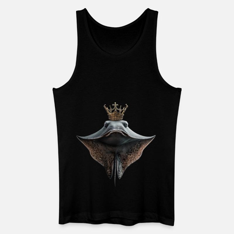 Stachelrochen - Männer Bio Tank Top - Schwarz