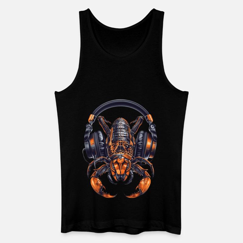 Skorpion - Männer Bio Tank Top - Schwarz
