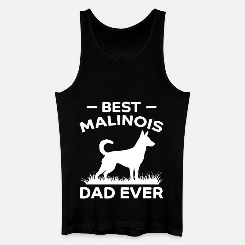 Belgischer Schäferhund Spruch Malinois Geschenk - Männer Bio Tank Top - Schwarz