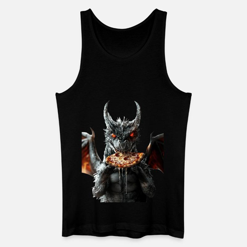 Drachen - Männer Bio Tank Top - Schwarz