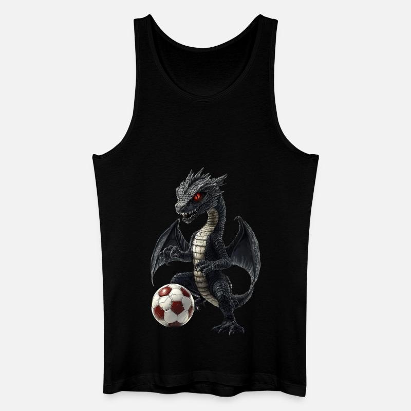 Drachen - Männer Bio Tank Top - Schwarz