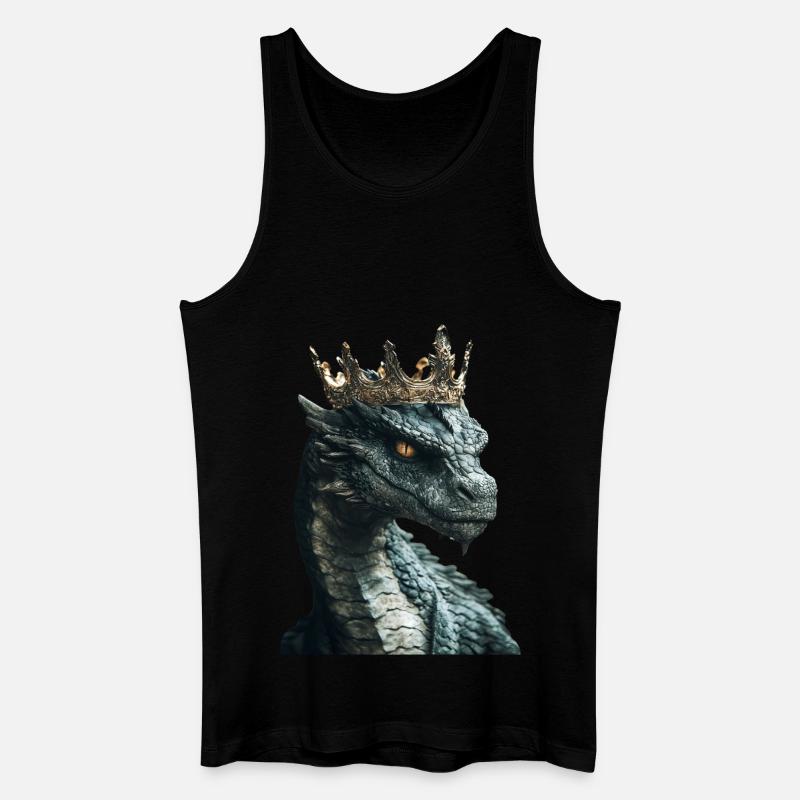Drachen - Männer Bio Tank Top - Schwarz