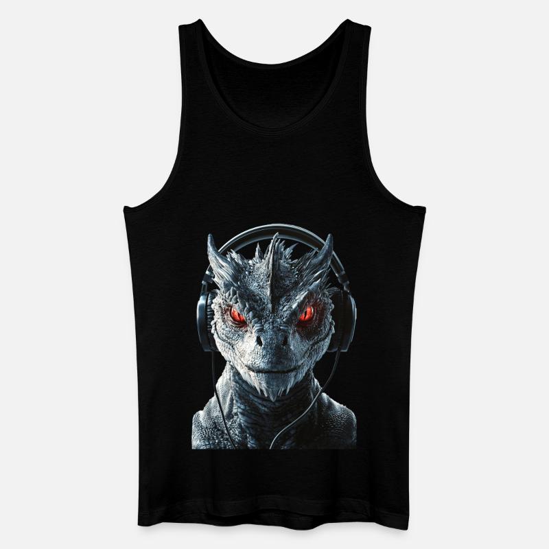 Drachen - Männer Bio Tank Top - Schwarz