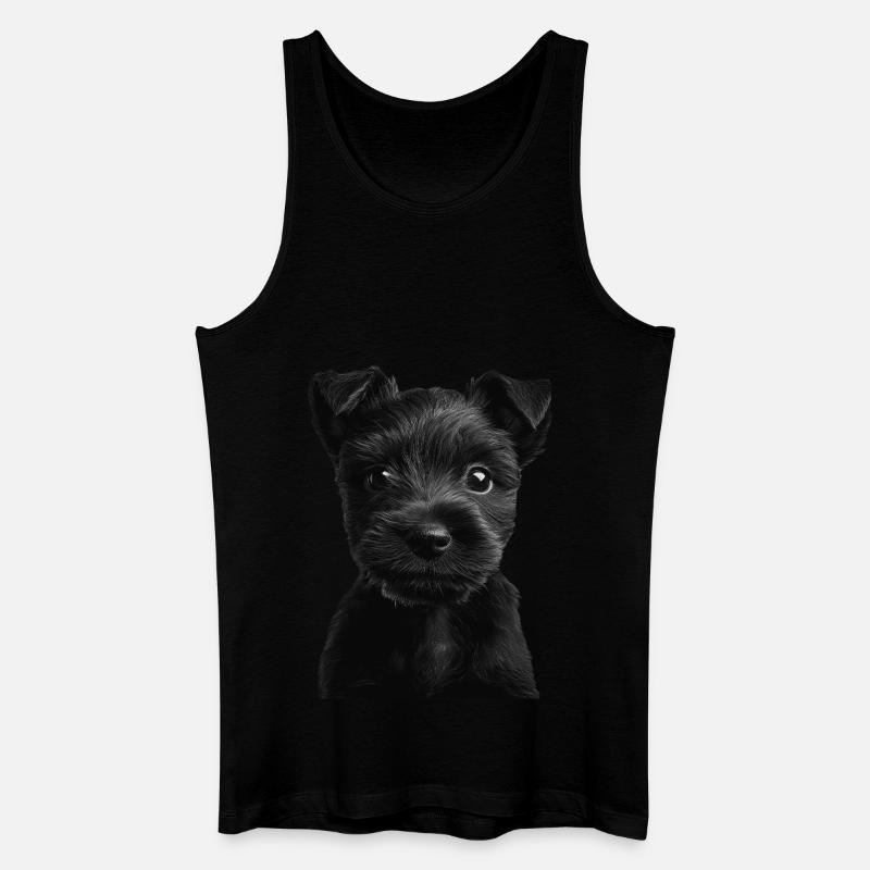 Scottish Terrier - Männer Bio Tank Top - Schwarz