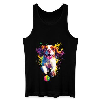 Cavalier King Charles - Männer Bio Tank Top - Schwarz - Vorne