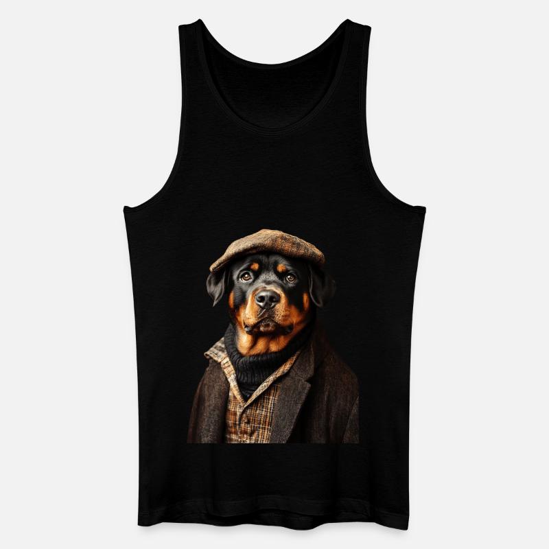 Rottweiler - Männer Bio Tank Top - Schwarz