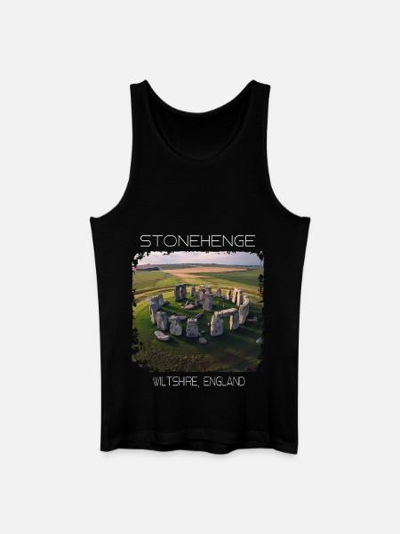 Stonehenge - Männer Bio Tank Top - Schwarz
