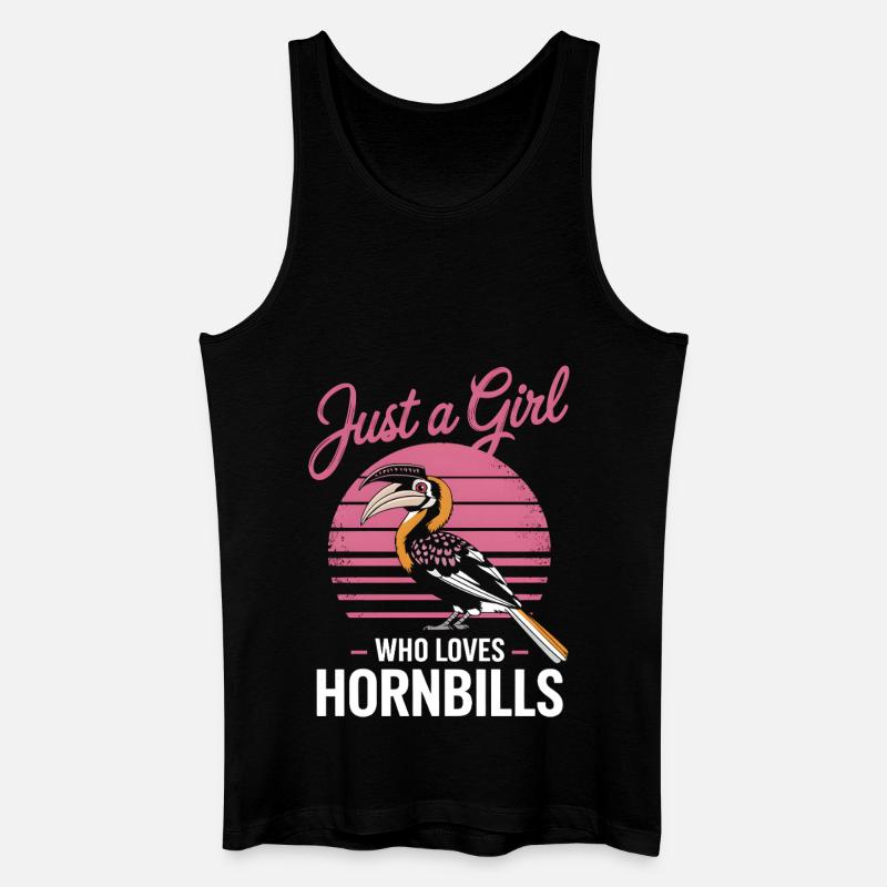 Nashornvogel - Männer Bio Tank Top - Schwarz