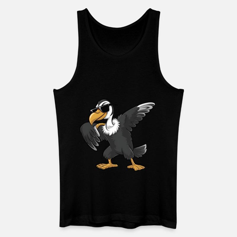 Geier - Männer Bio Tank Top - Schwarz