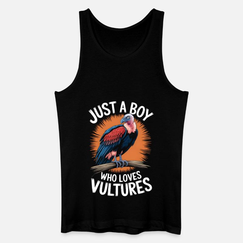 Geier - Männer Bio Tank Top - Schwarz