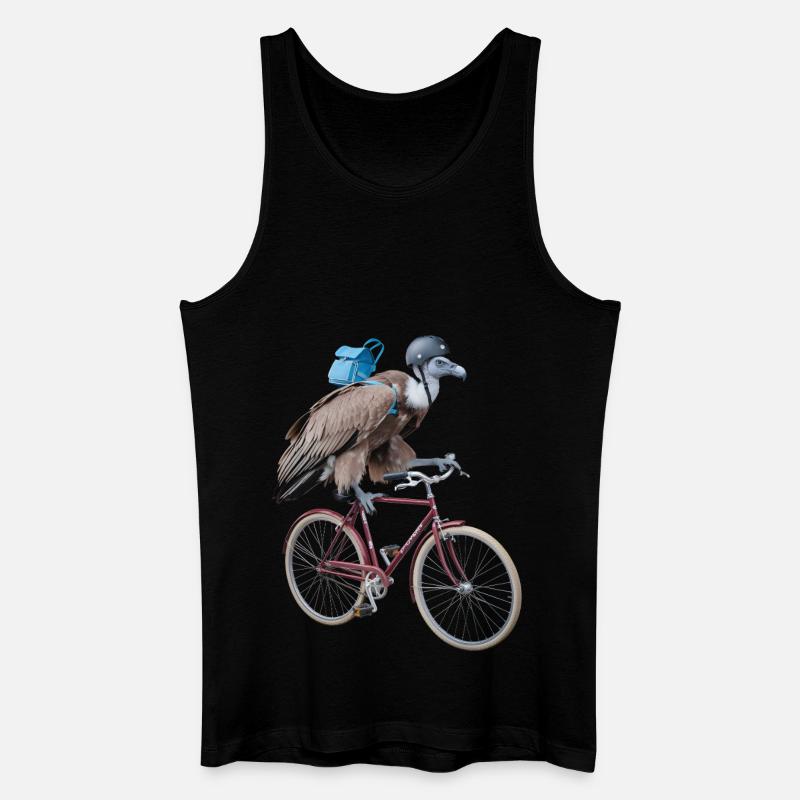 Geier - Männer Bio Tank Top - Schwarz