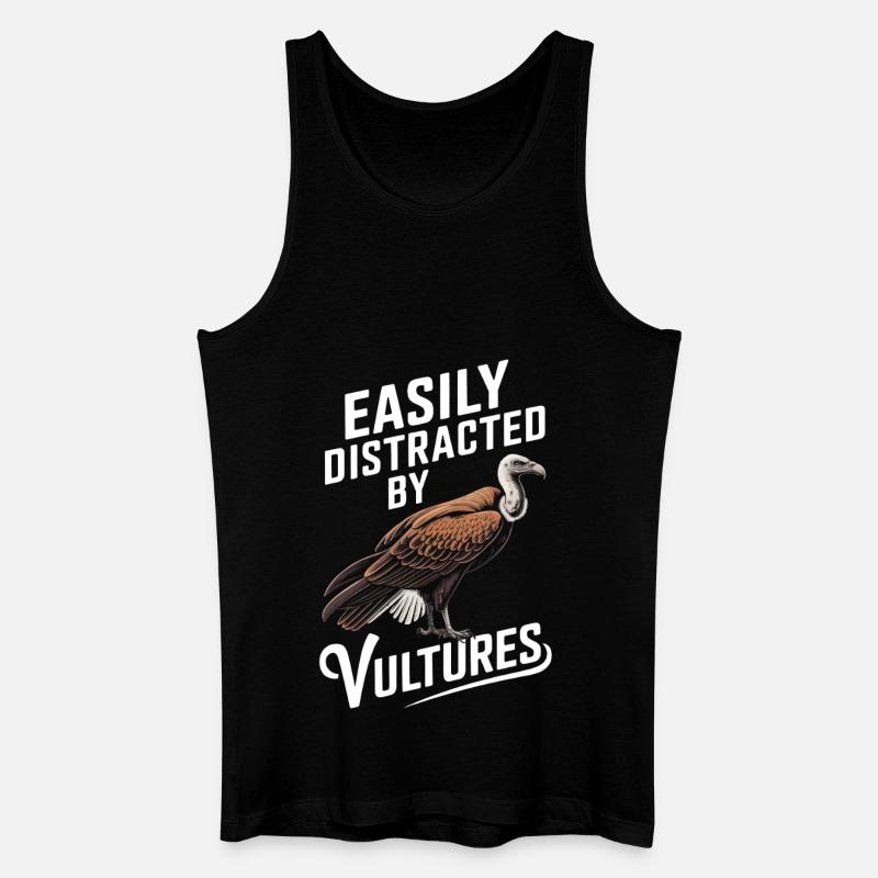 Geier - Männer Bio Tank Top - Schwarz