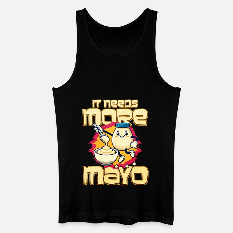 Mayonnaise - Männer Bio Tank Top - Schwarz