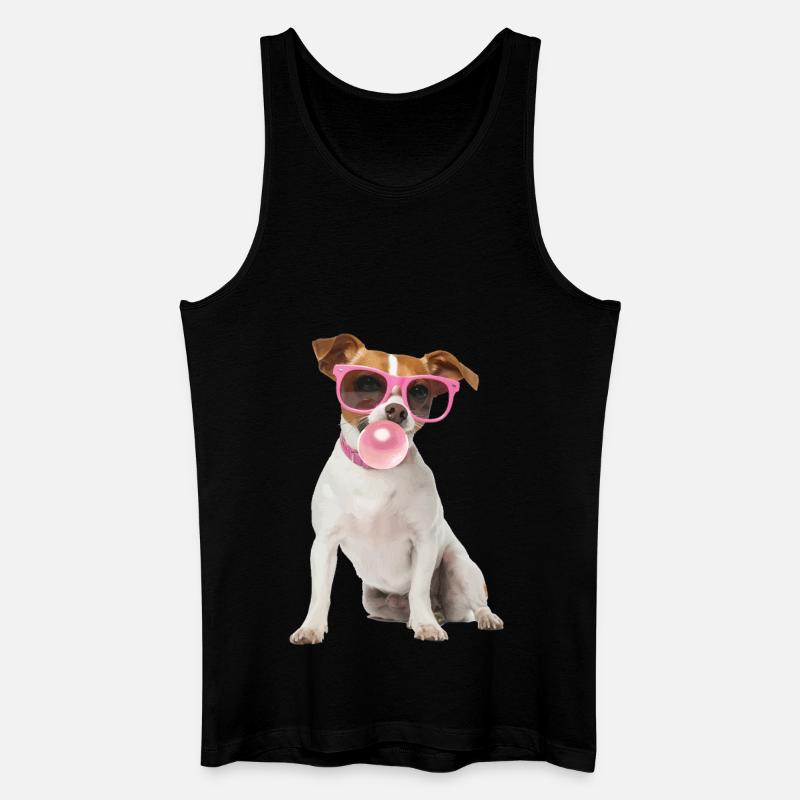Jack Russell Terrier - Männer Bio Tank Top - Schwarz