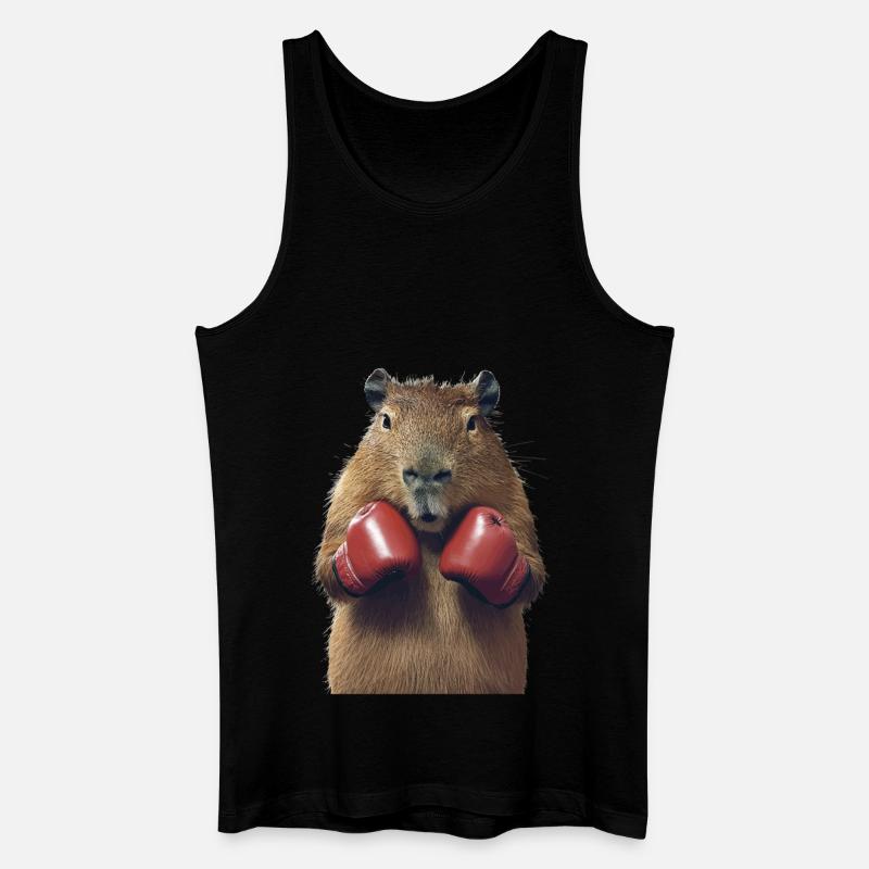 Wasserschwein - Männer Bio Tank Top - Schwarz