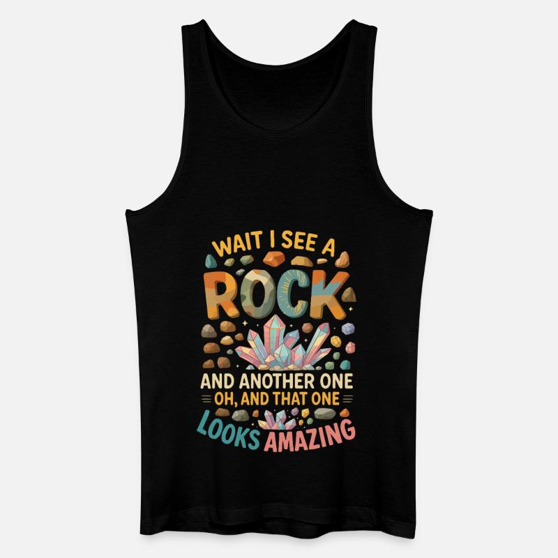 Geology Rock - Männer Bio Tank Top - Schwarz
