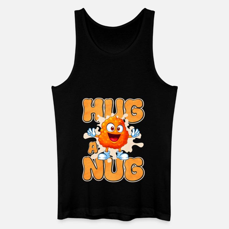 Chicken Nugget - Männer Bio Tank Top - Schwarz