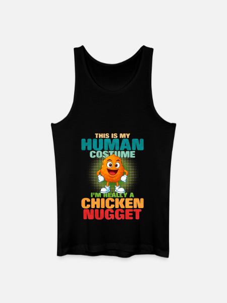 Chicken Nugget - Men’s Organic Tank Top - black