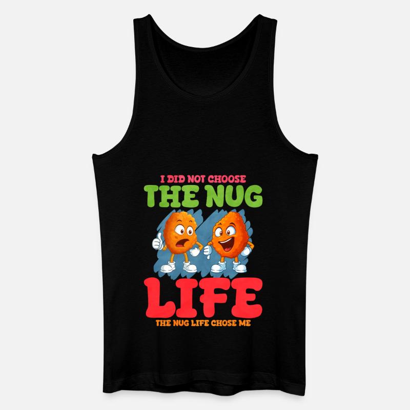 Chicken Nugget - Männer Bio Tank Top - Schwarz