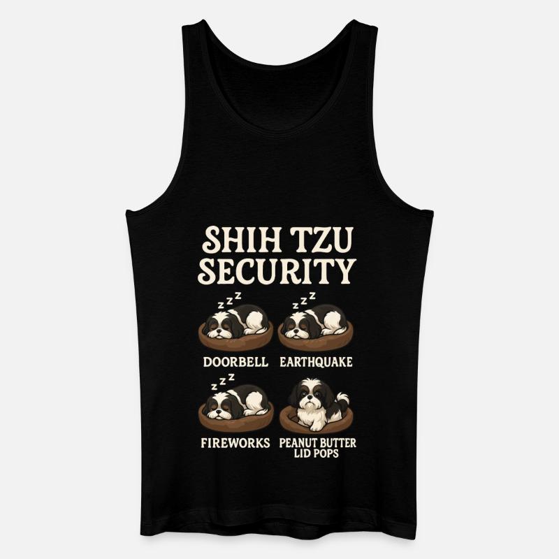 Shih Tzu - Männer Bio Tank Top - Schwarz