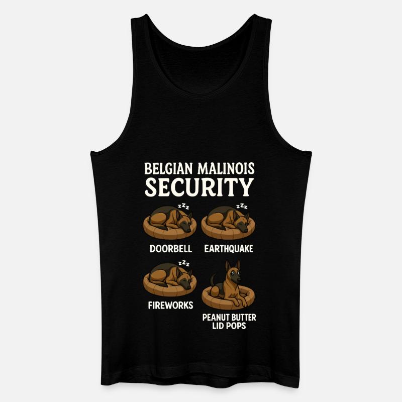 Belgischer Malinois - Männer Bio Tank Top - Schwarz
