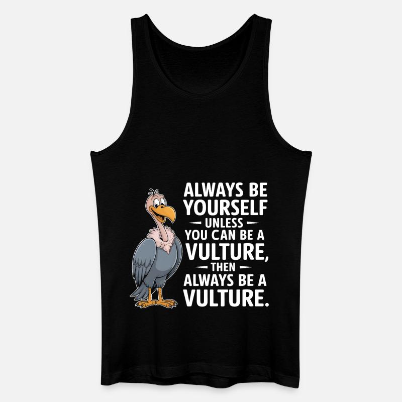 Geier - Männer Bio Tank Top - Schwarz
