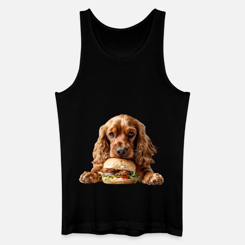 Cocker Spaniel - Männer Bio Tank Top - Schwarz
